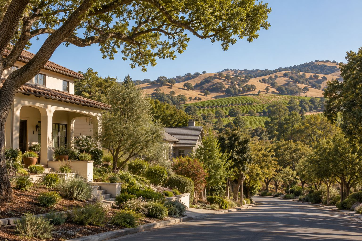 A Sonoma County home, illustrative